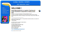 Desktop Screenshot of globalbearingexports.com