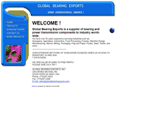 Tablet Screenshot of globalbearingexports.com